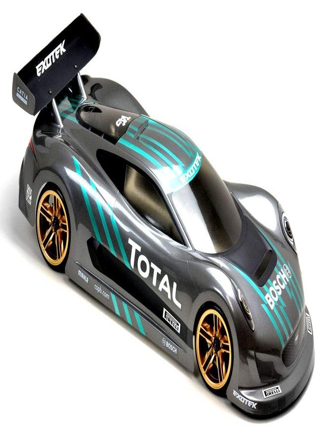 هيكل سباق EXOTEK Racing - J-Zero 1/10 190mm USGT، مصنوع من مادة ليكسان شفافة مع جناح - Image 2